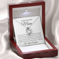 To My Beautiful Mom, Love Your Daughter | Forever Love Necklace