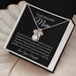 To My Beautiful Mom, Love Your Daughter | Eternal Hope Necklace