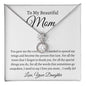 To My Beautiful Mom, Love Your Daughter | Eternal Hope Necklace