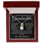 To My Beautiful Grandmother Love, Your Grandson | Eternal Hope Necklace