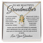 To My Beautiful Grandmother Love, Your Grandson | Alluring Beauty Necklace