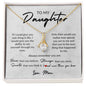 To My Daughter, Love Mom | Alluring Beauty Necklace
