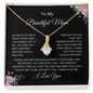 To My Beautiful Mom | Alluring Beauty Necklace
