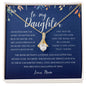 To My Daughter, Love Mom | Alluring Beauty Necklace