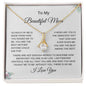 To My Beautiful Mom | Alluring Beauty Necklace