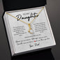 To My Daughter, Love Dad | Alluring Beauty Necklace