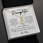 To My Daughter, Love Mom | Alluring Beauty Necklace