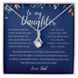 To My Daughter, Love Dad | Alluring Beauty Necklace