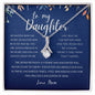 To My Daughter, Love Mom | Alluring Beauty Necklace