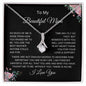 To My Beautiful Mom | Alluring Beauty Necklace
