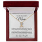 To My Beautiful Mom, Love Your Daughter | Alluring Beauty Necklace