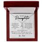 To My Daughter, Love Dad | Alluring Beauty Necklace