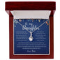 To My Daughter, Love Mom | Alluring Beauty Necklace
