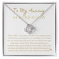 To My Amazing MIL | Love Knot Necklace