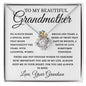 To My Beautiful Grandmother Love, Your Grandson | Love Knot Necklace