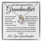 To My Beautiful Grandmother Love, Your Granddaughter | Love Knot Necklace