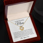 To My Beautiful Mom, Love Your Son | Love Knot Necklace