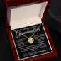 To My Beautiful Grandmother Love, Your Granddaughter | Love Knot Necklace