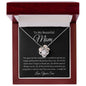 To My Beautiful Mom, Love Your Son | Love Knot Necklace