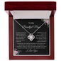 To My Beautiful Mom | Love Knot Necklace