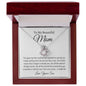 To My Beautiful Mom, Love Your Son | Love Knot Necklace