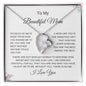To My Beautiful Mom | Forever Love Necklace