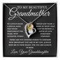 To My Beautiful Grandmother Love, Your Granddaughter | Forever Love Necklace