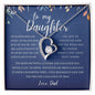 To My Daughter, Love Dad | Forever Love Necklace