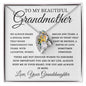 To My Beautiful Grandmother Love, Your Granddaughter | Forever Love Necklace