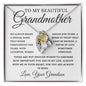 To My Beautiful Grandmother Love, Your Grandson | Forever Love Necklace