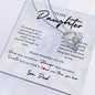 To My Daughter, Love Dad | Forever Love Necklace