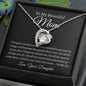 To My Beautiful Mom, Love Your Daughter | Forever Love Necklace