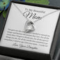 To My Beautiful Mom, Love Your Daughter | Forever Love Necklace