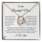 To My Beautiful Mom | Forever Love Necklace