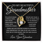 To My Beautiful Grandmother Love, Your Grandson | Forever Love Necklace
