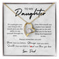 To My Daughter, Love Dad | Forever Love Necklace