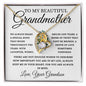 To My Beautiful Grandmother Love, Your Grandson | Forever Love Necklace