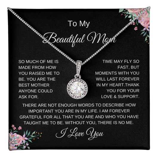 To My Beautiful Mom | Eternal Hope Necklace