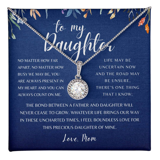 To My Daughter, Love Mom | Eternal Hope Necklace