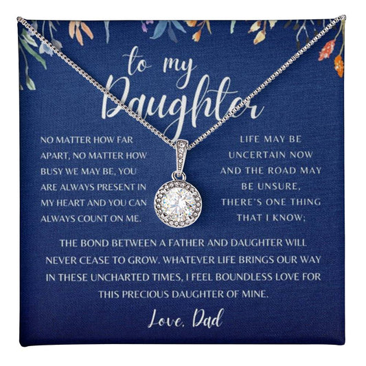 To My Daughter, Love Dad | Eternal Hope Necklace
