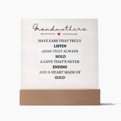 Grandmothers | Square Acrylic Plaque