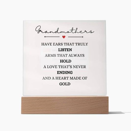 Grandmothers | Square Acrylic Plaque