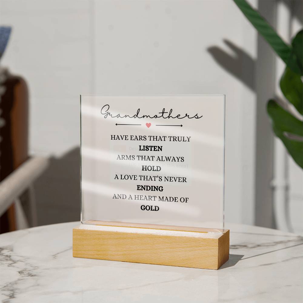 Grandmothers | Square Acrylic Plaque