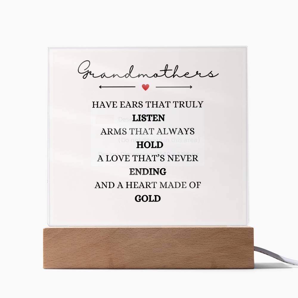 Grandmothers | Square Acrylic Plaque