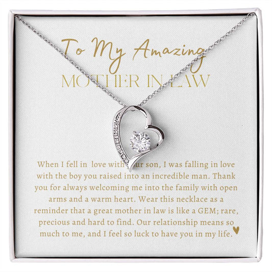 To My Amazing MIL | Forever Love Necklace